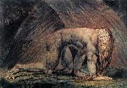 Blake, William Nebuchadnezzar oil painting artist